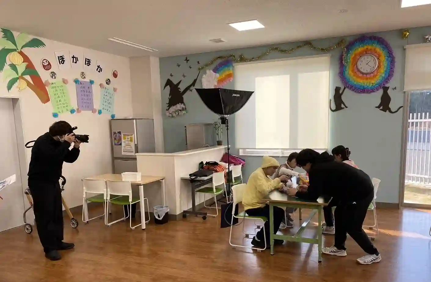 雑誌撮影の様子2